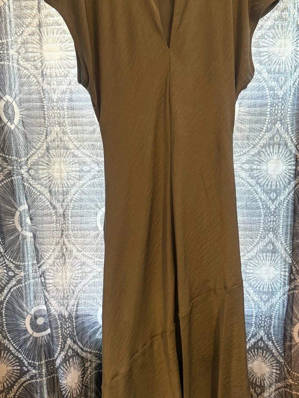 Abercrombie & Fitch Sage Green Maxi Dress